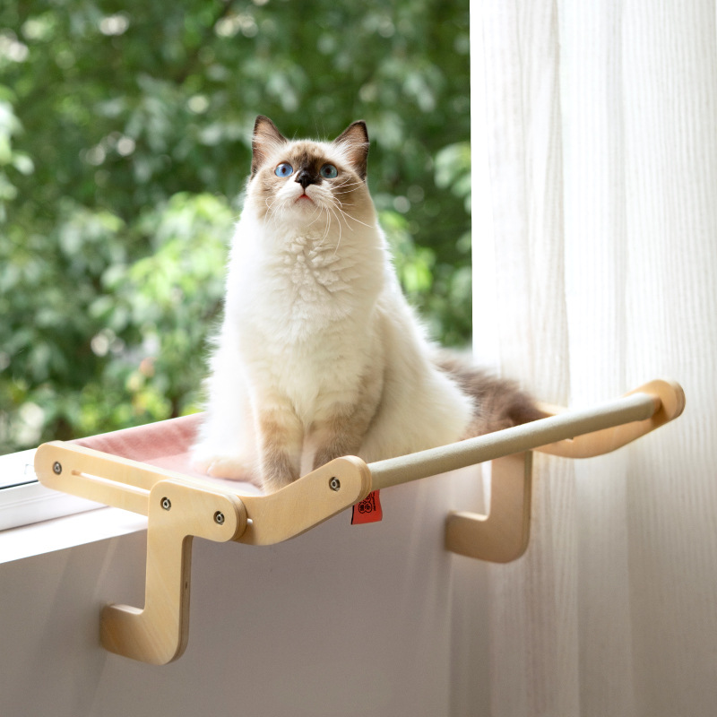 Window Glass Hammock Hanging Cat Litter Windowsill