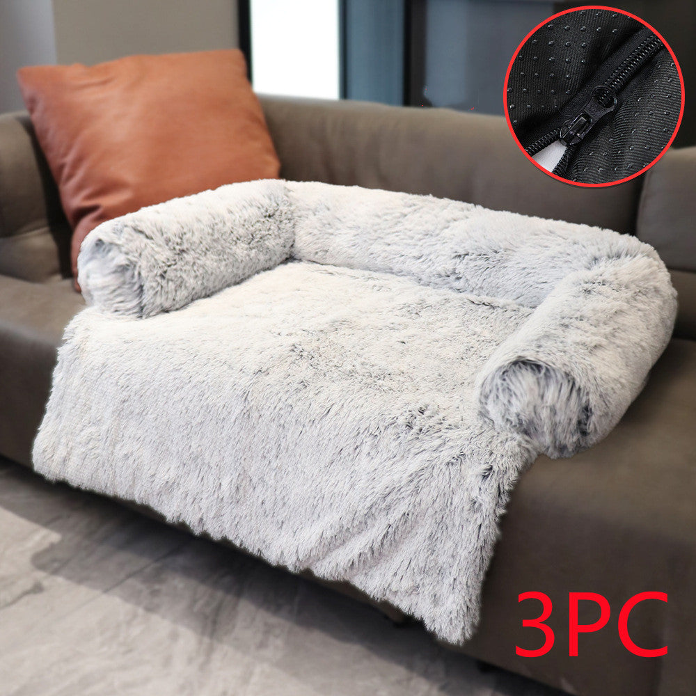 Kennel Plush Blanket Dual Use One Pet Kennel Sofa Bed