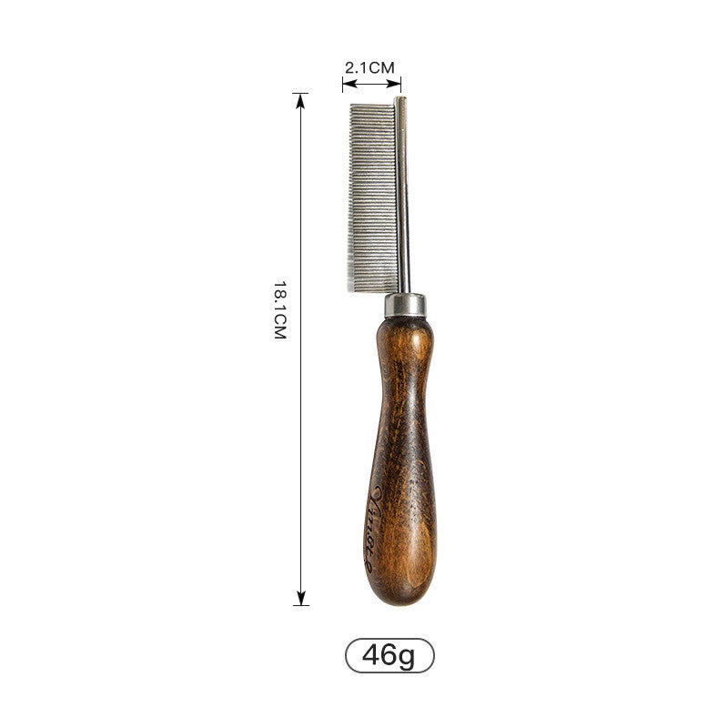 Pet Comb Solid Wood Antique To Remove Floating Hair