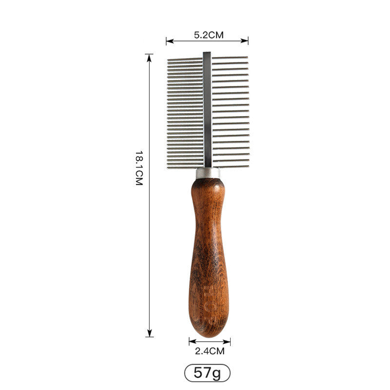 Pet Comb Solid Wood Antique To Remove Floating Hair