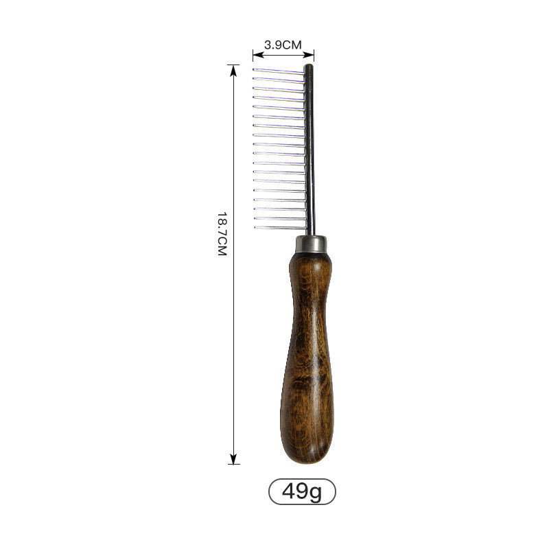 Pet Comb Solid Wood Antique To Remove Floating Hair